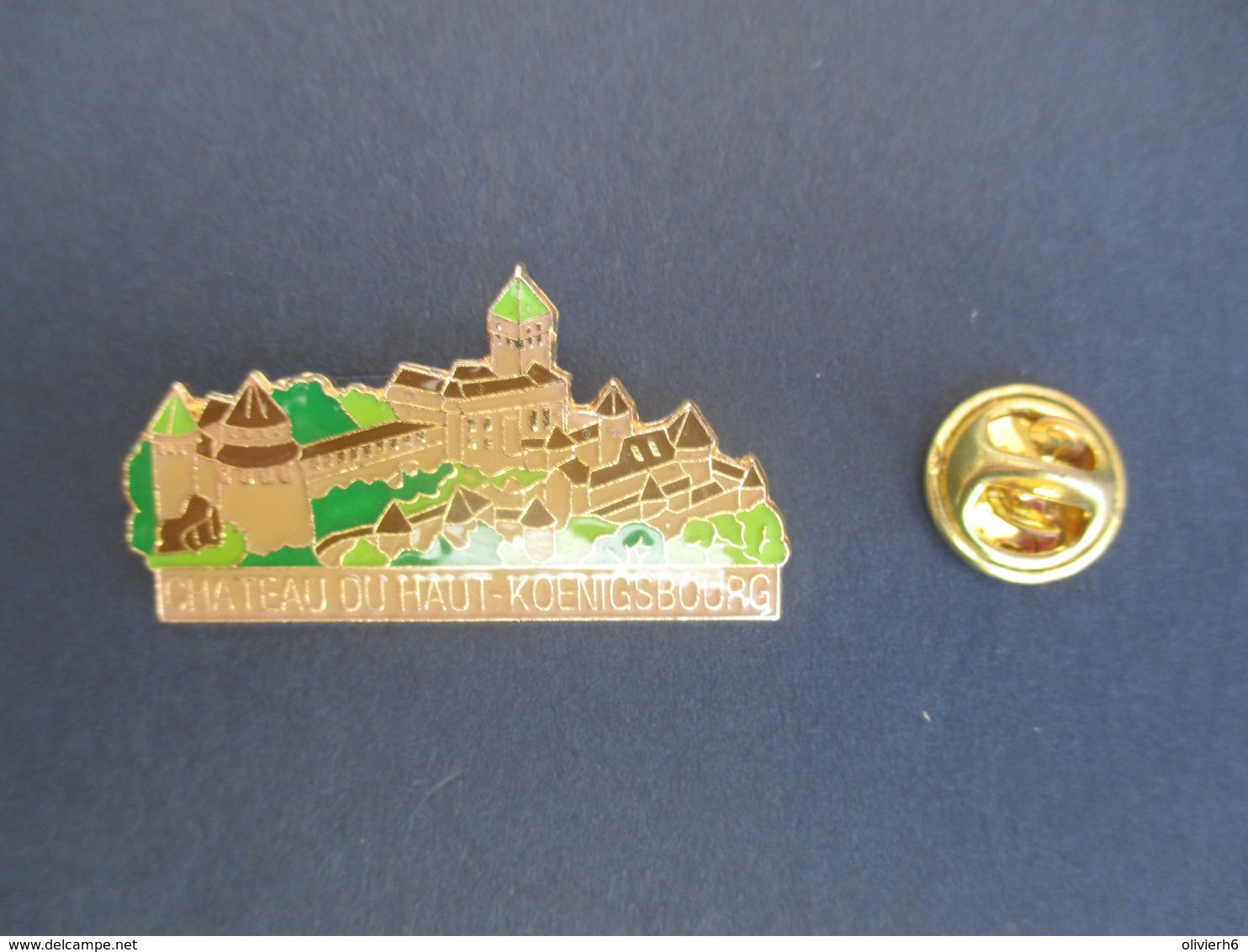 PIN'S (M2001) CHATEAU DU HAUT KOENIGSBOURG (1 Vue) - Cities