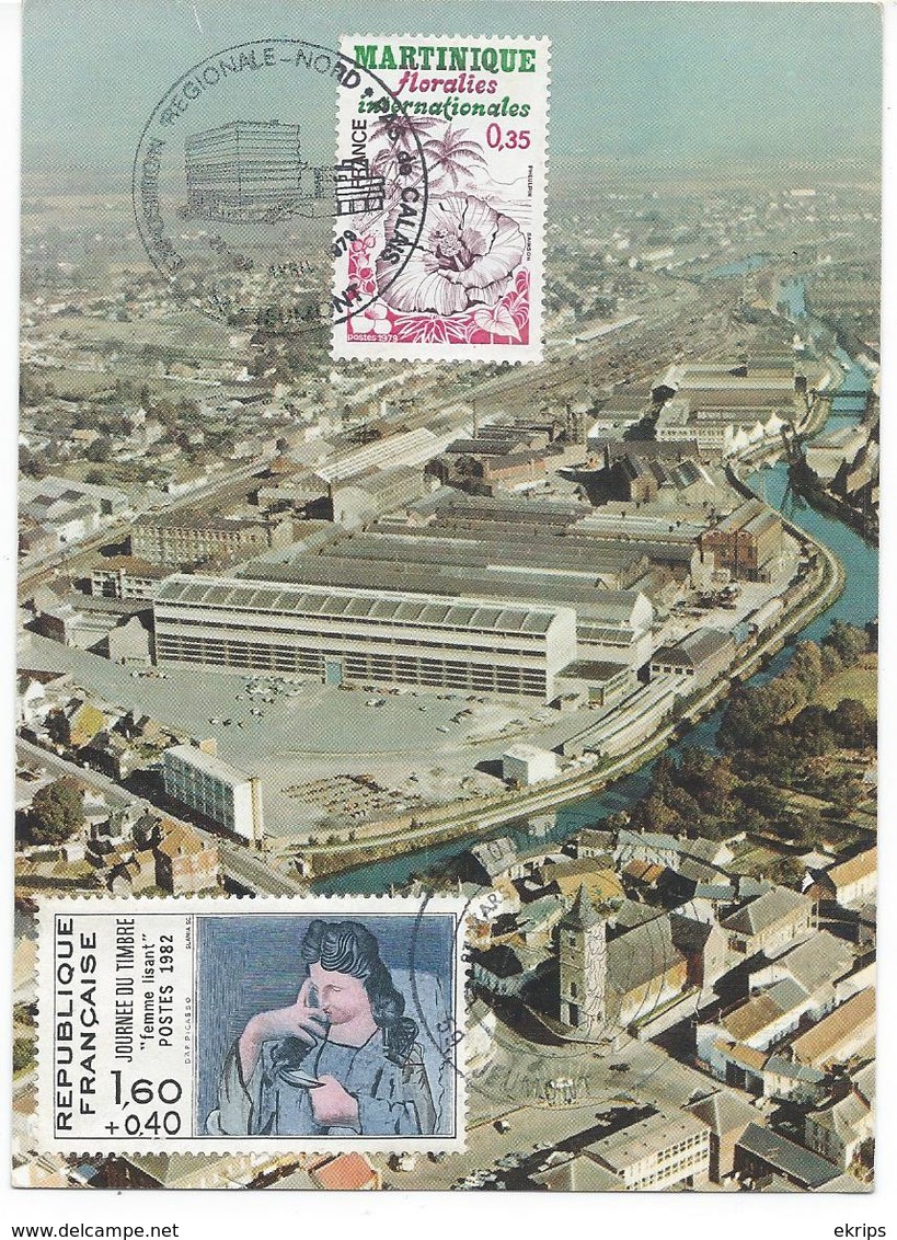 Jeumont Usines Jeumont-Schneider (journée Du Timbre 1982) - Jeumont