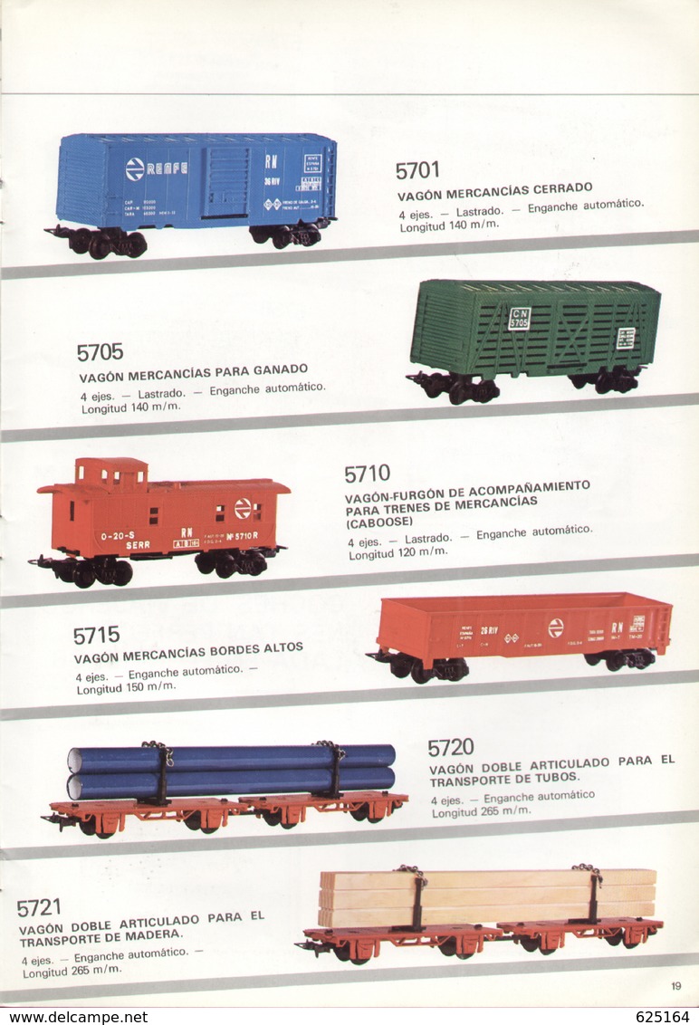 Catalogue PAYA 1977 ...tren Catalogo General HO Made In Spain  - en Espagnol - Zonder Classificatie