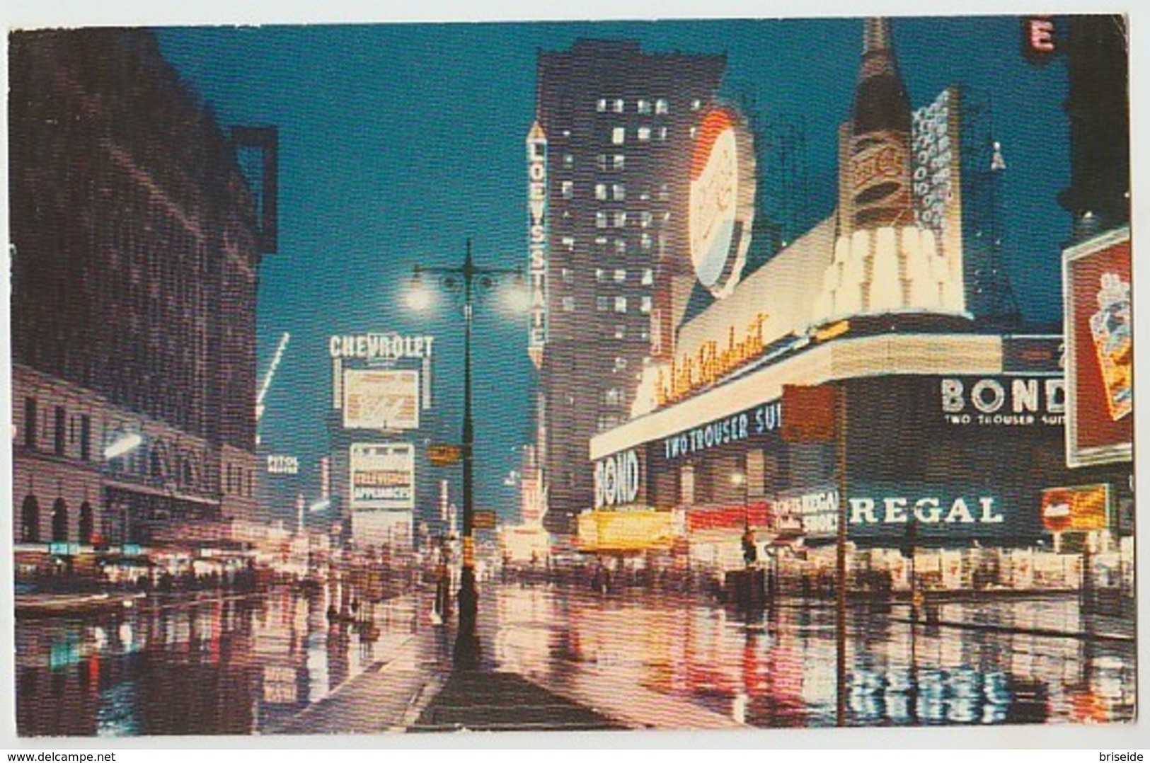 NEW YORK TIME SQUARE FORMATO PICCOLO VIAGGIATA 1961 - Time Square