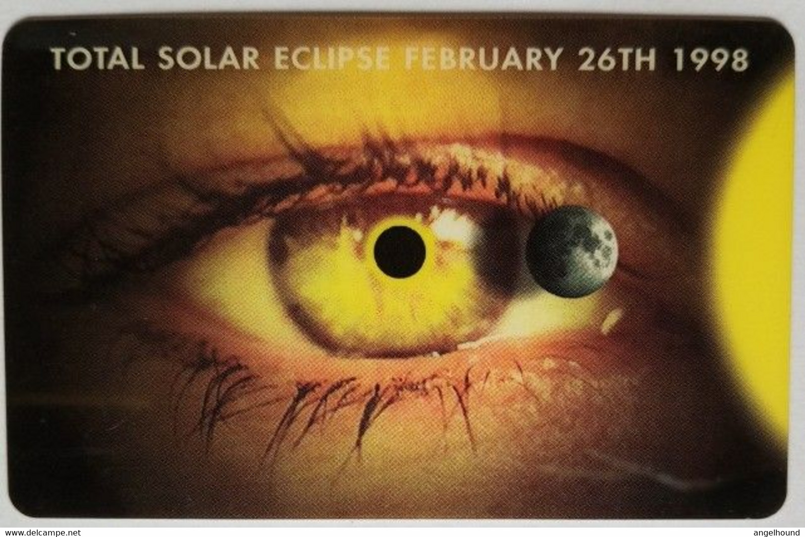 $5 Antelecom Remote Card " Total Solar Eclipse Feb. 26 1998 - Antillen (Niederländische)