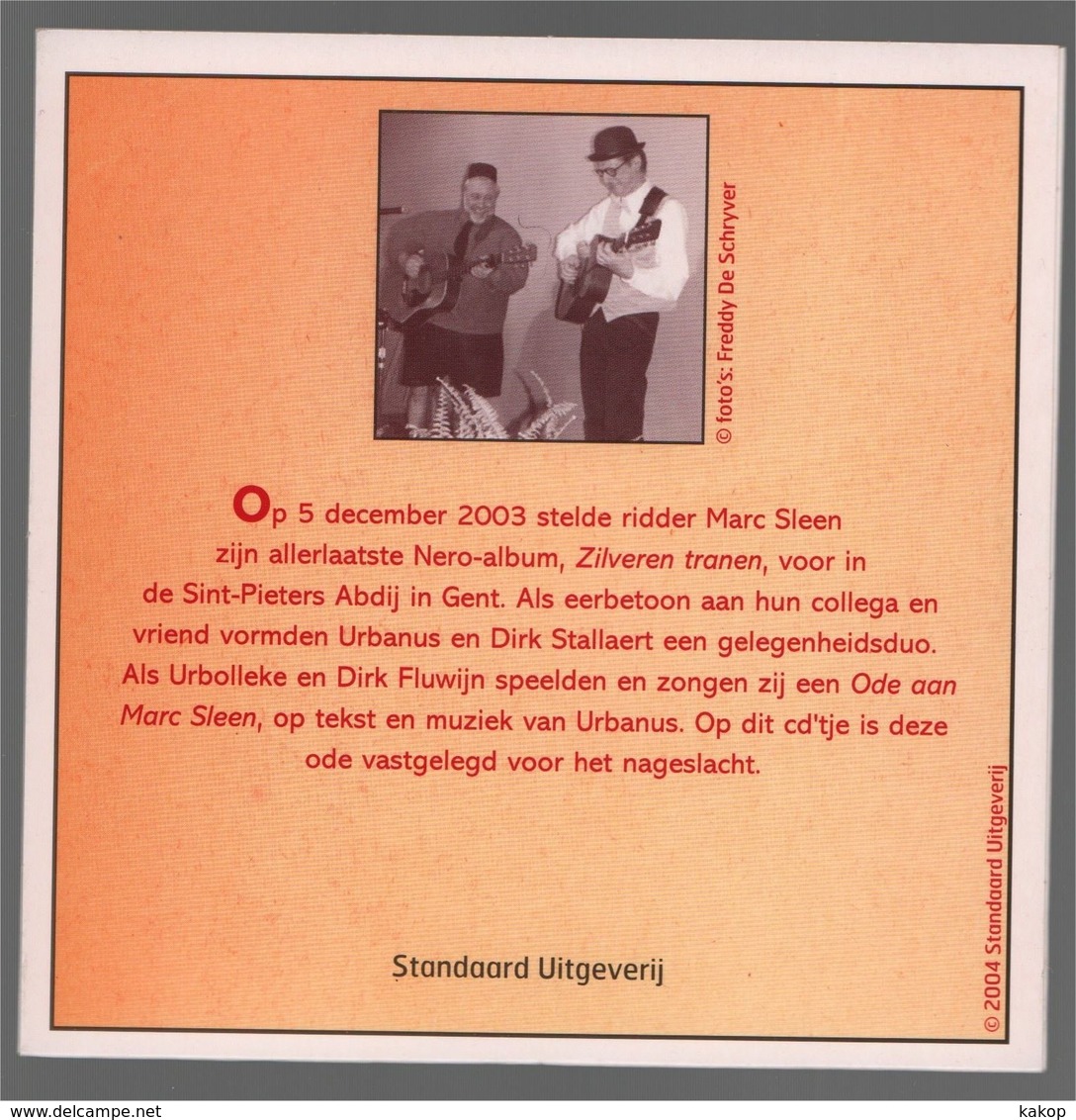 CD Standaard 2004 Zilveren Tranen Urbolleke En Dirk Fluwijn ( Marc Sleen Urbanus Dirk Stallaert ) Sint-Pietersabdij Gent - Other & Unclassified