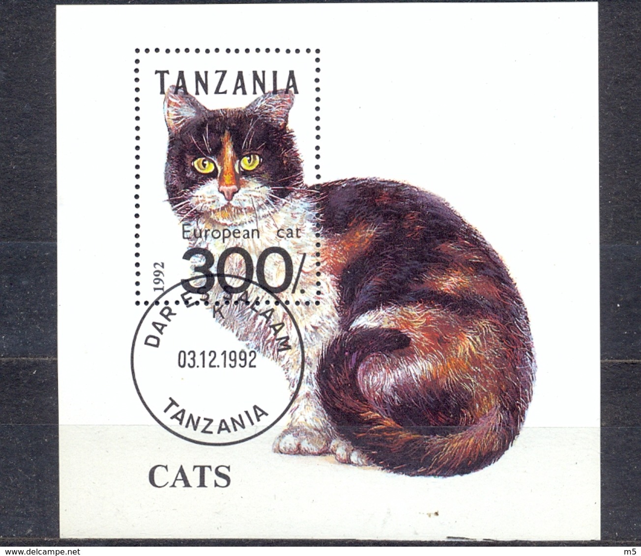 TANZANIA - FAUNA - CATS -  MI.NO.BL 201 - CV - 3 € - Tanzania (1964-...)