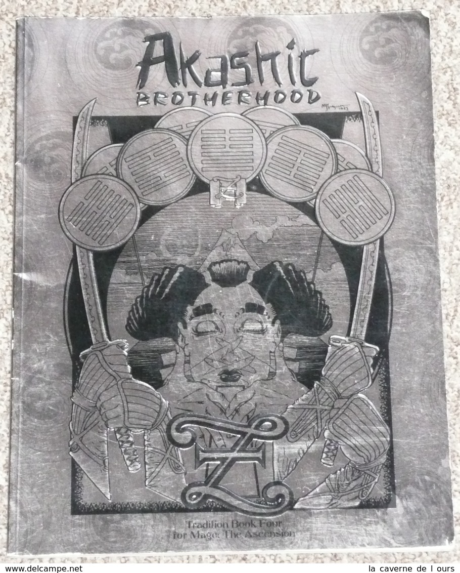 Rare Ancien Livre Illustré AKASHIC Brotherhood Tradition Book Four For Mage : The Ascension, Emrey Barnes, 1994 - Ohne Zuordnung