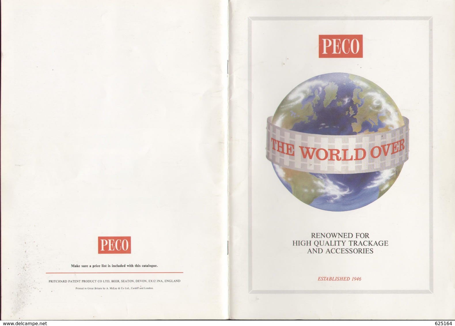 Catalogue PECO 1989 Gauge O OO 009 (HOe) N - Engels