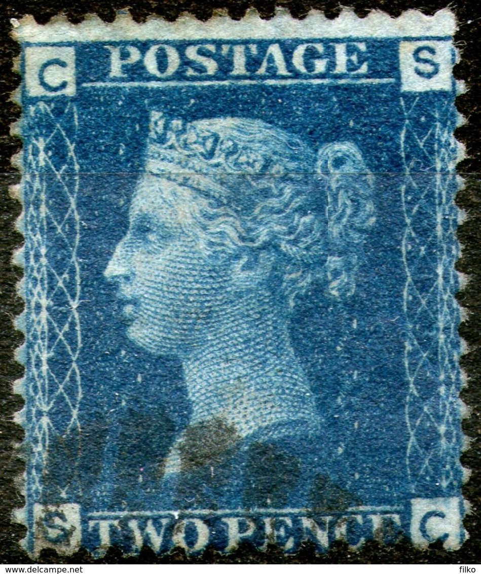 QV 1869,twopence,SG45,pl.13,used As Scan - Used Stamps