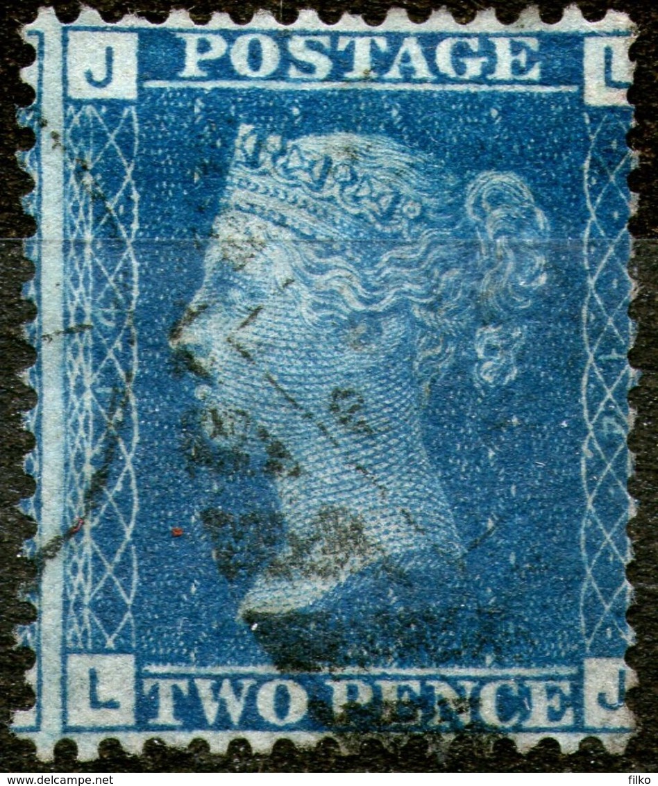 QV 1876,twopence,SG45,pl.14,used As Scan - Usados