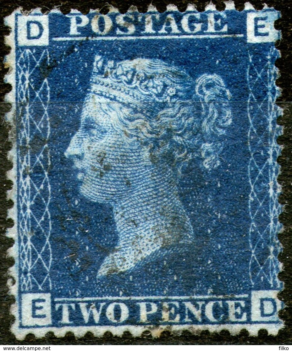 QV 1876,twopence,SG45,pl.15,used As Scan - Usados