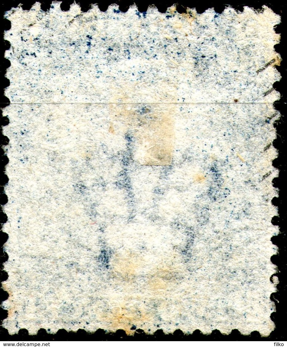 QV 1876,twopence,SG45,pl.15,used As Scan - Gebraucht