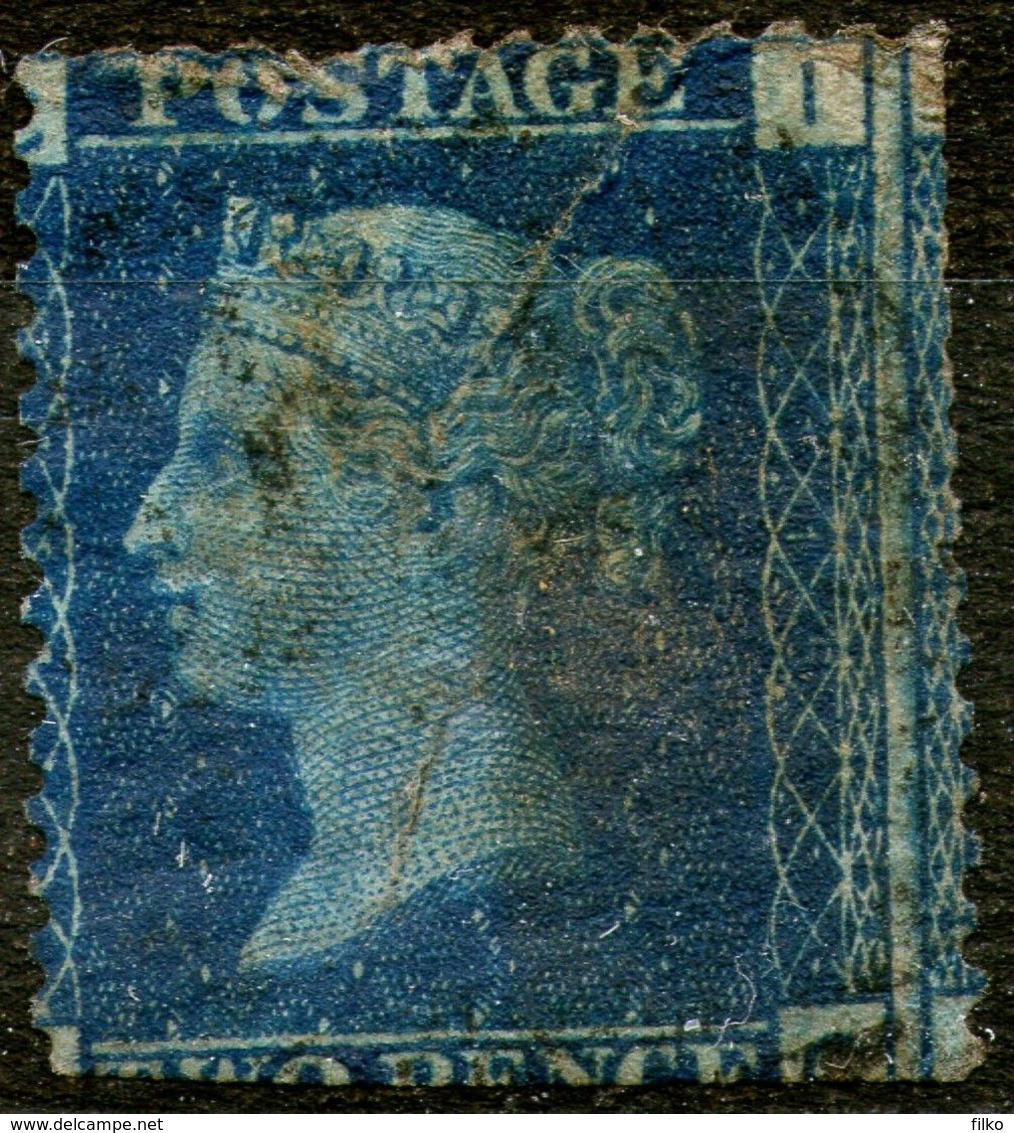 QV 1876,twopence,SG45,pl.15,used As Scan - Usados