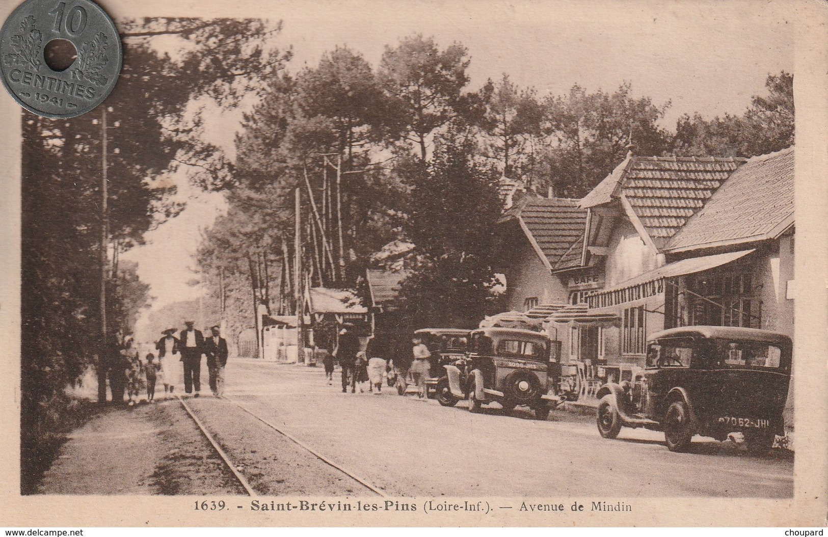 44 - Carte Postale Ancienne De SAINT BREVIN LES PINS   Avenue De Mindin - Saint-Brevin-les-Pins