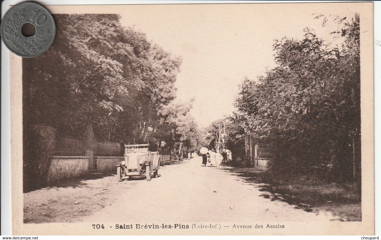 44 - Carte Postale Ancienne De SAINT BREVIN LES PINS   Avenue Des Acacias - Saint-Brevin-les-Pins