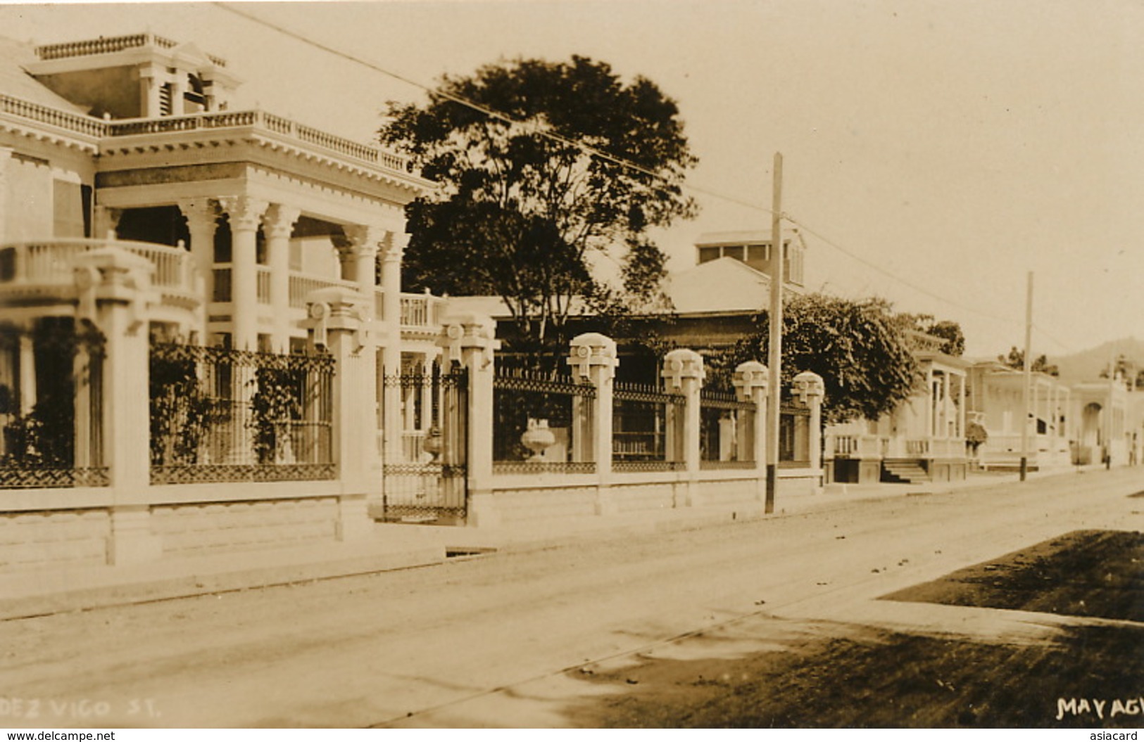 Porto Rico Real Photo Mayaguez Dez Vigo Street - Puerto Rico