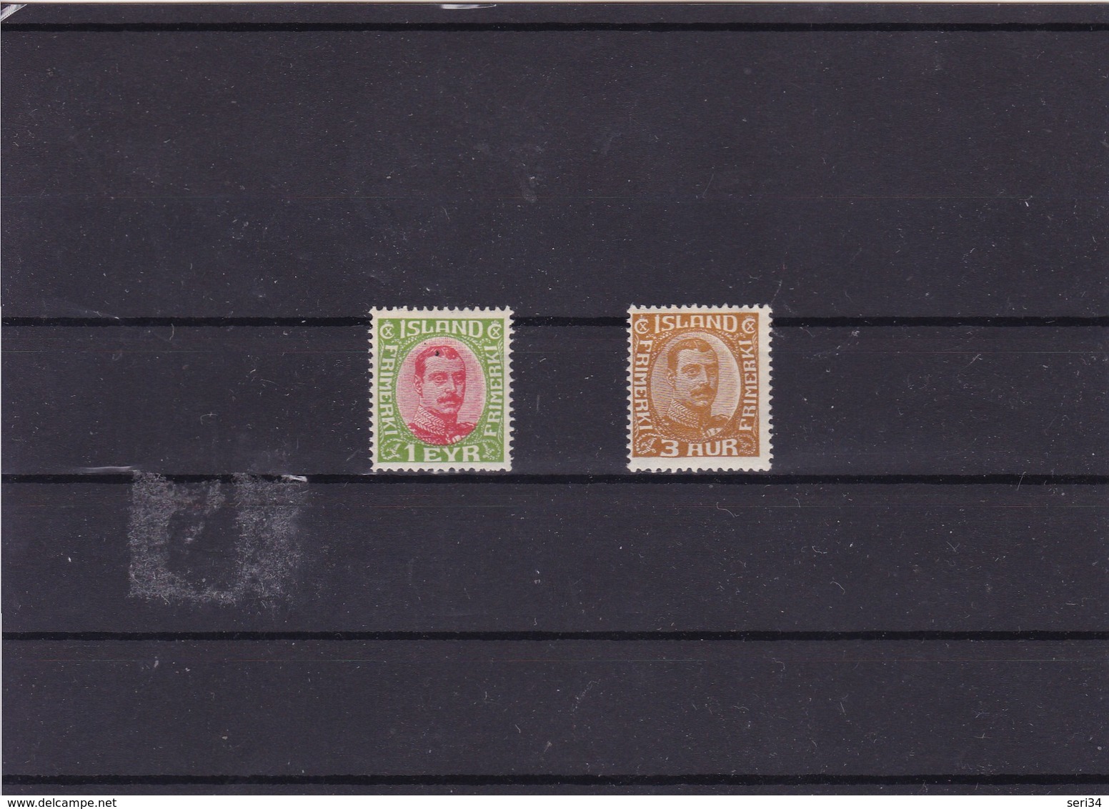 ISLANDE :  Christian X : Y&T : 82**83** - Unused Stamps