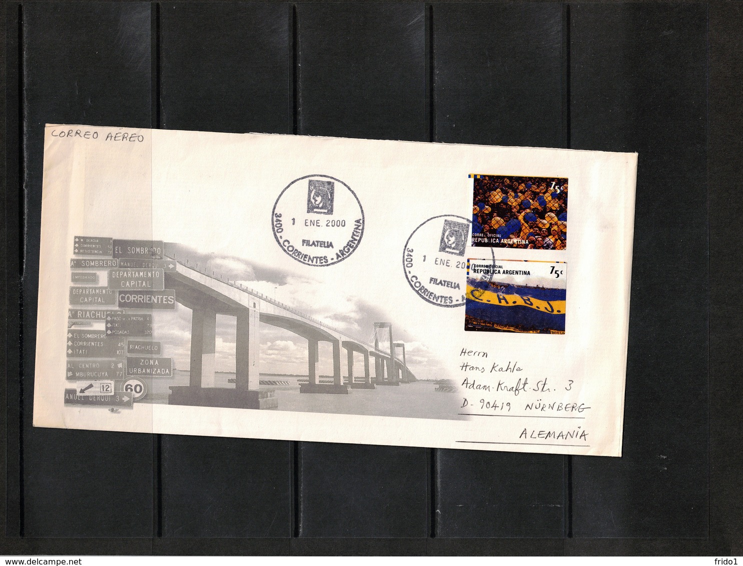 Argentina 2000 Interesting Airmail Letter - Brieven En Documenten