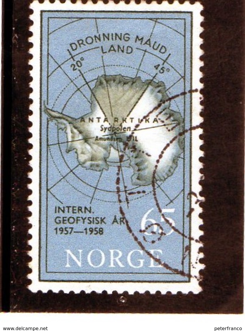 CG39 - 1957 Norvegia- Anno Int. Della Geofisica - Internationaal Geofysisch Jaar