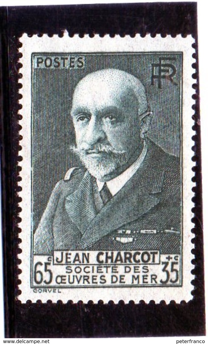 CG39 - 1938 Francia - Jean Baptiste Charcot - Oceanografo Ed Esploratore - Polar Exploradores Y Celebridades