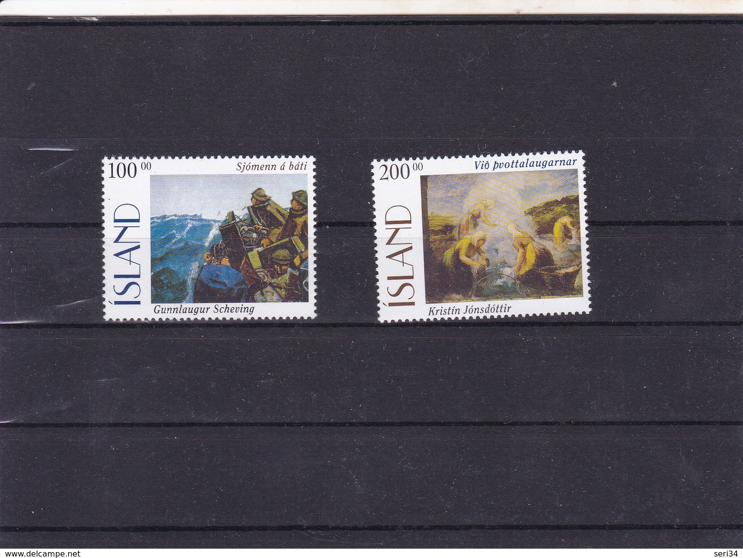 ISLANDE : Tableaux : Y&T : 795**796** - Unused Stamps