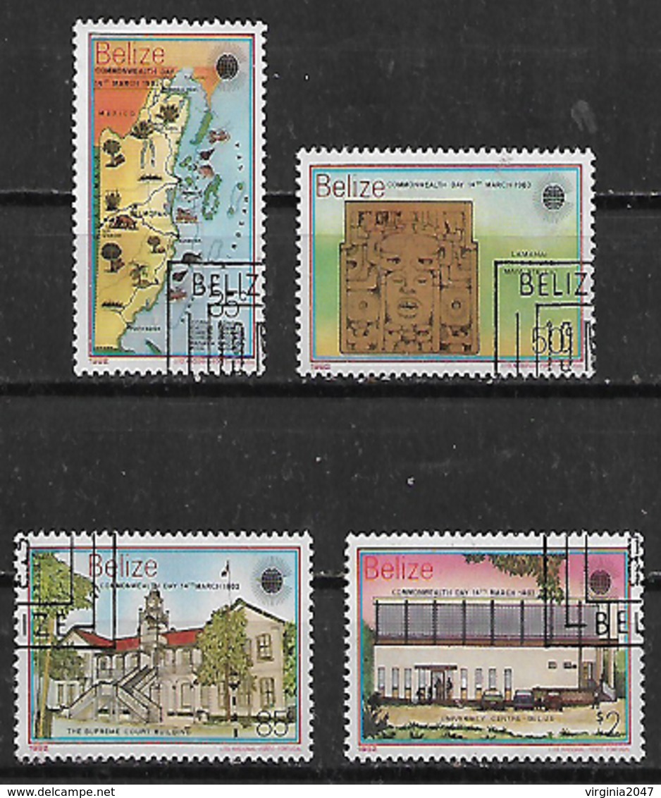 1983 Belize Dia Del Commonwealth 4v.nuevos - Other & Unclassified