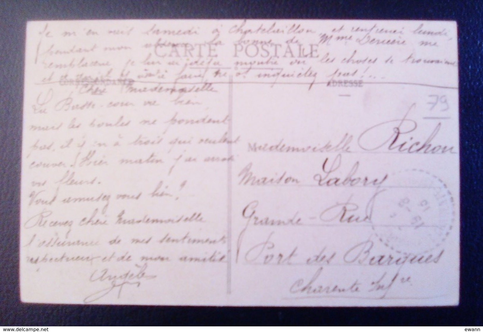 Carte Postale Ancienne - Frontenay-Rohan-Rohan - L'Eglise - Frontenay-Rohan-Rohan