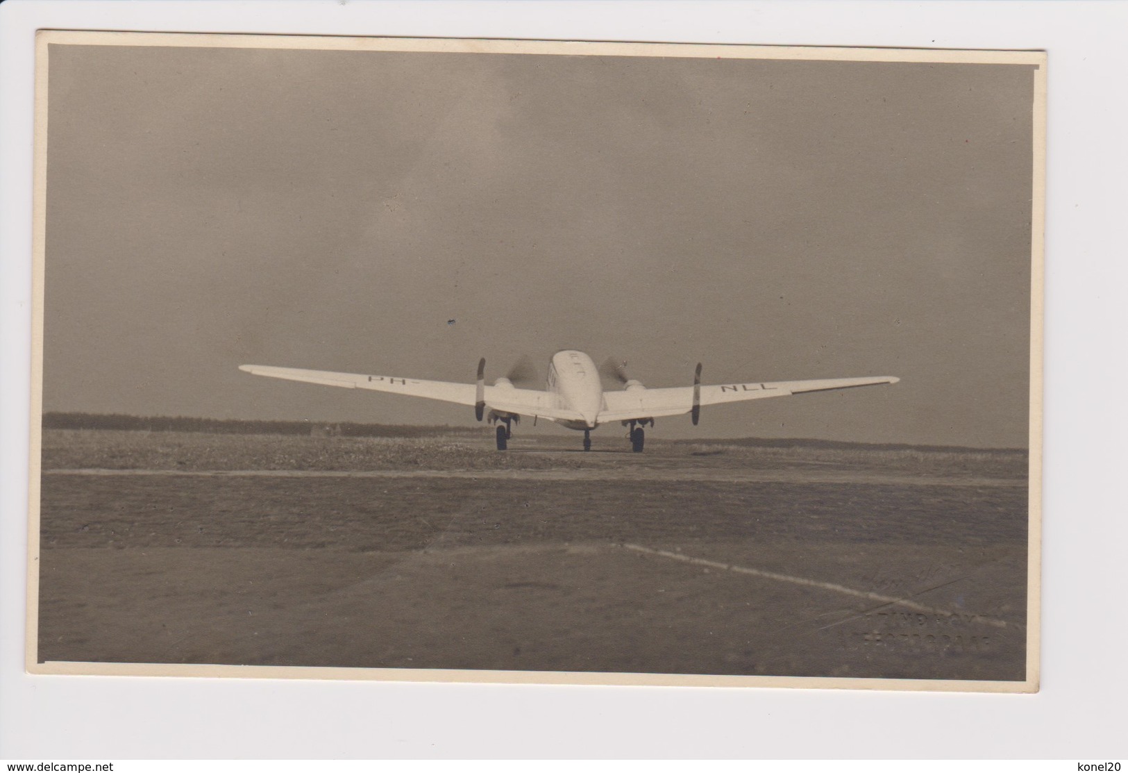 Vintage Photocard PH- NLL German Aircraft Siebel Si 204 Used By Dutch Prins Berhard - 1919-1938: Fra Le Due Guerre