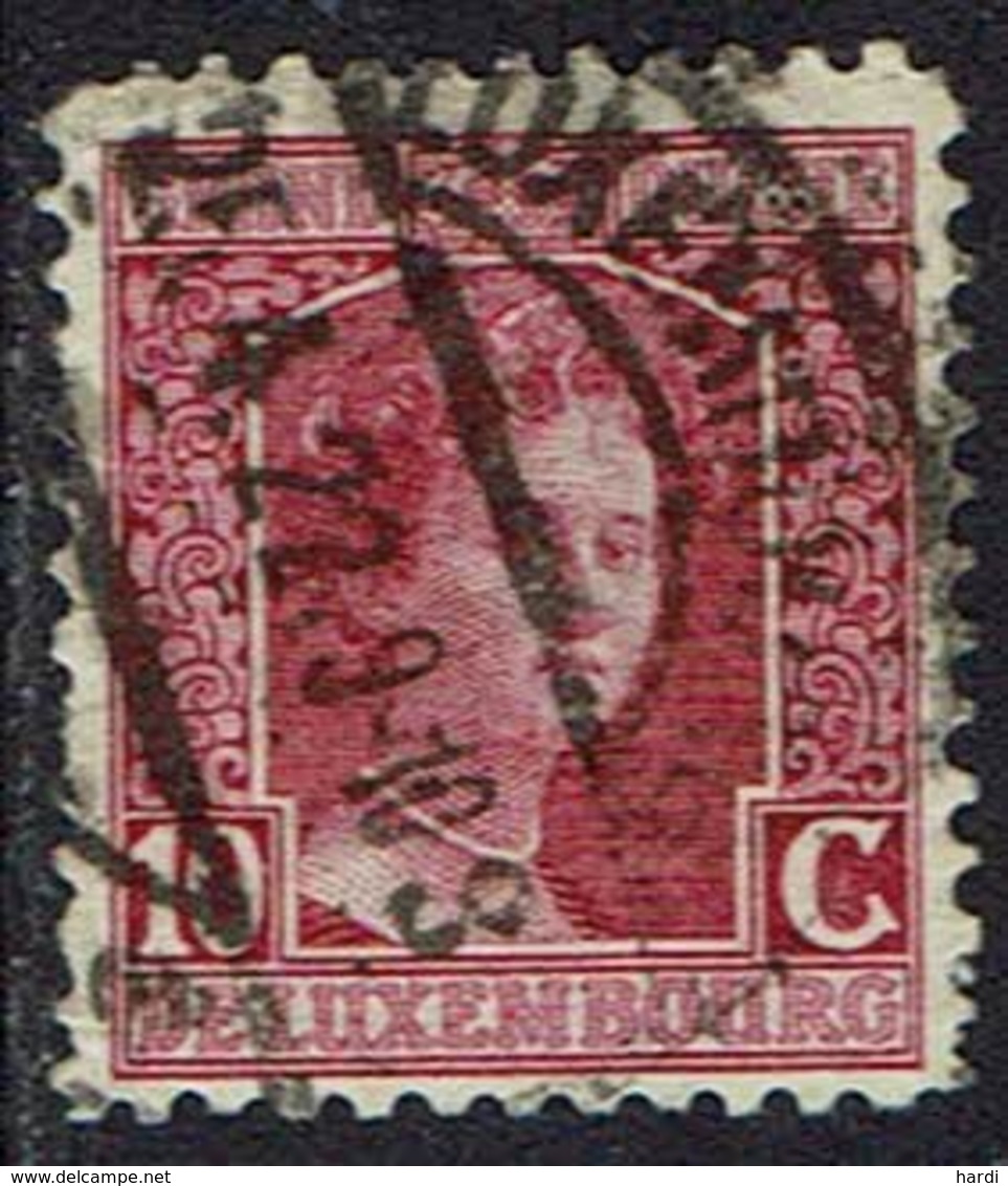 Luxemburg 1914, MiNr 92, Gestempelt - 1914-24 Marie-Adelaide