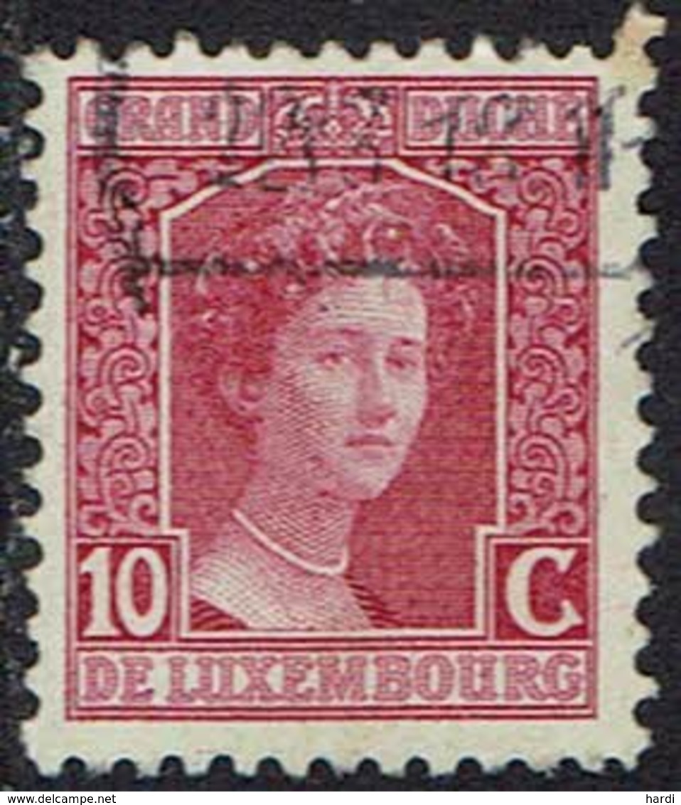 Luxemburg 1914, MiNr 92, Gestempelt - 1914-24 Marie-Adelaide