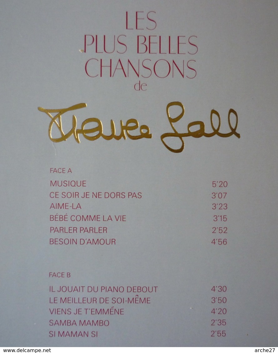 FRANCE GALL - LP - 33T - Disque Vinyle - Les Plus Belles Chansons - 50823 - Sonstige - Franz. Chansons