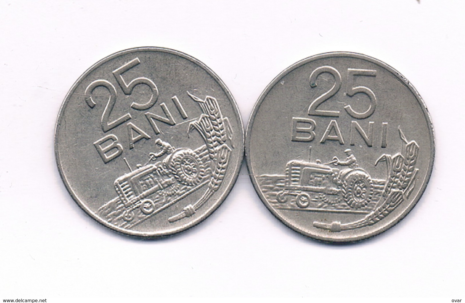 25 BANI 1960 X2 ST ROEMENIE /4167/ - Roemenië