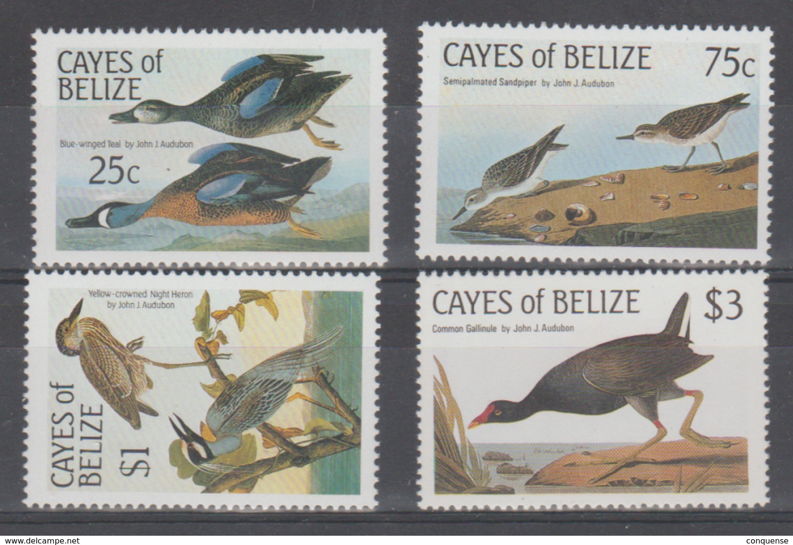 CAYES OF BELIZE  1985  **   MNH  YVERT   22/25   VALOR   7.50 € - Belize (1973-...)