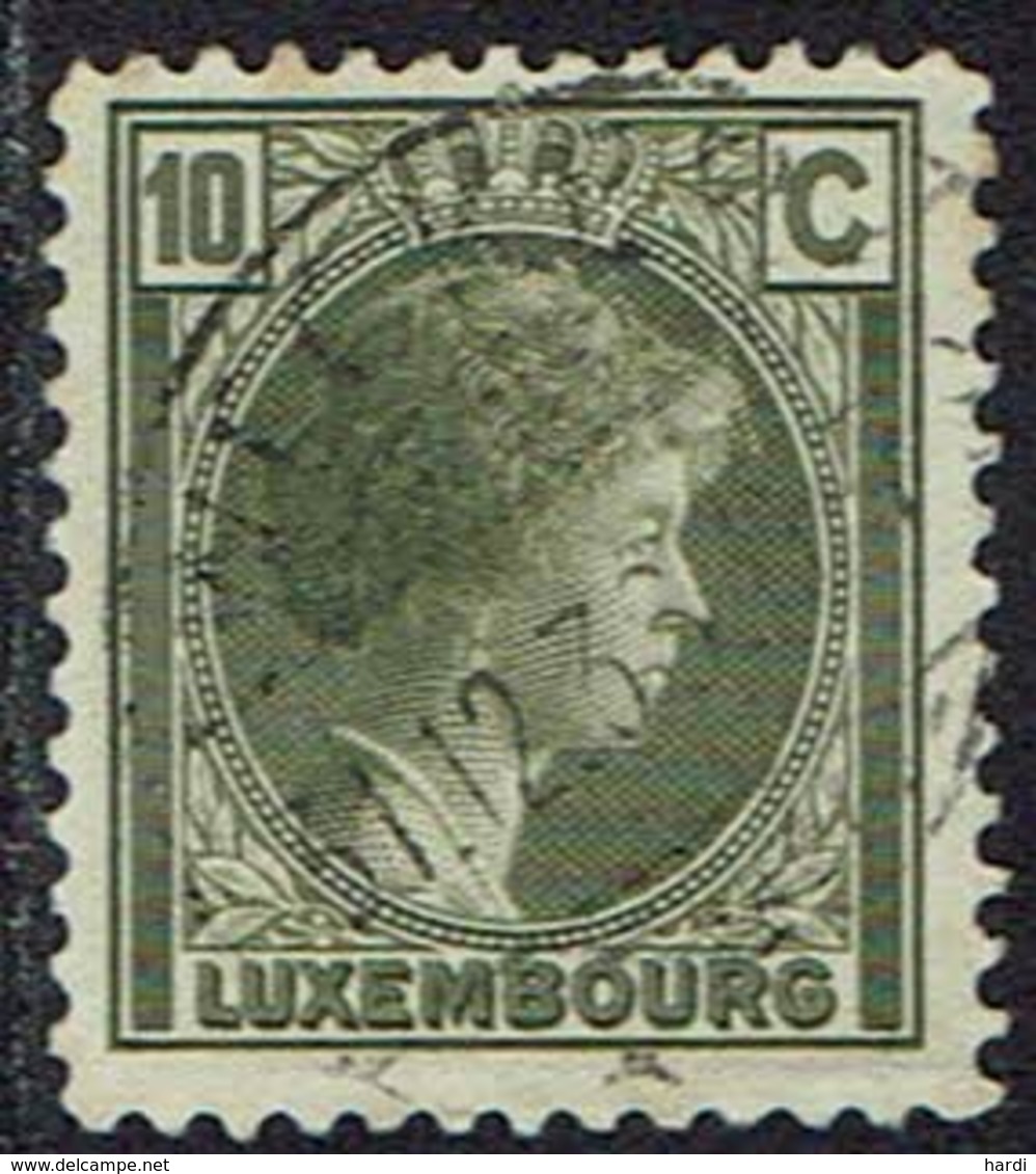 Luxemburg 1926, MiNr 167, Gestempelt - 1926-39 Charlotte Di Profilo Destro