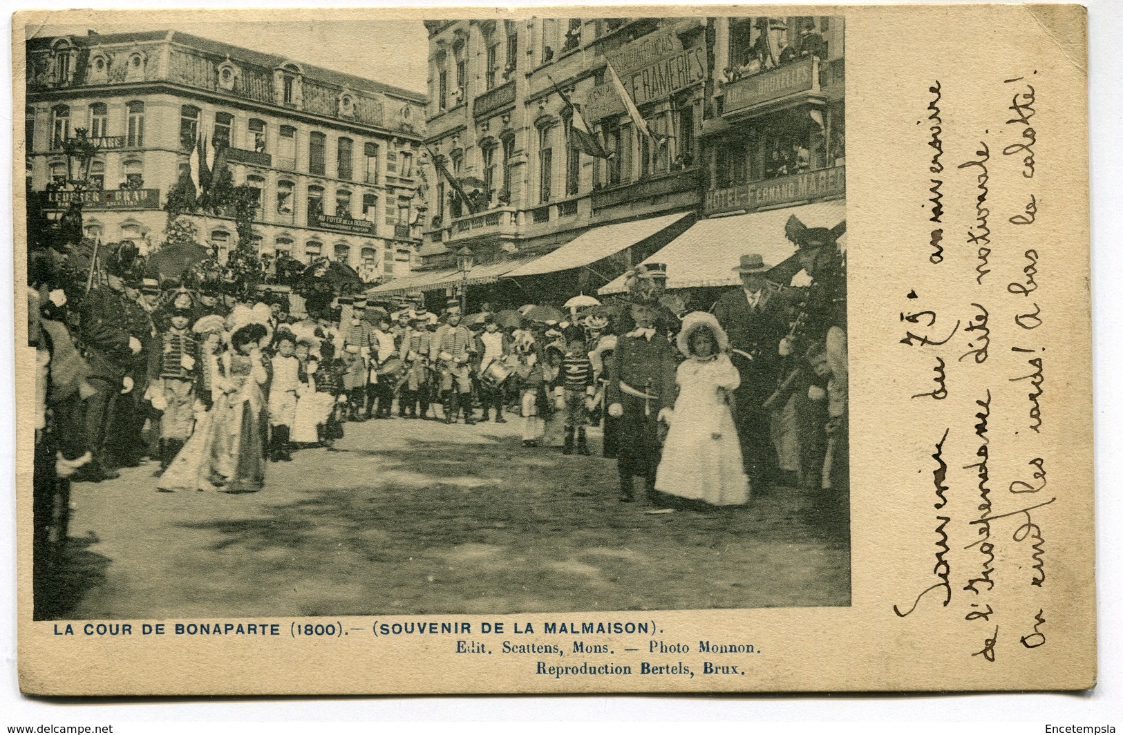 CPA - Carte Postale - Belgique - La Cour Bonaparte - Souvenir De La Malmaison - 1911 (I12616) - Fauvillers