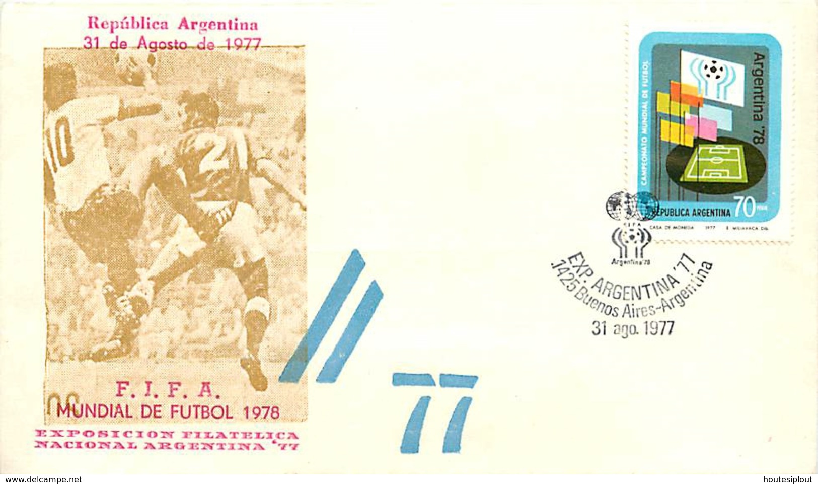 Argentine.  2 Documents Thème Football (soccer) - Covers & Documents