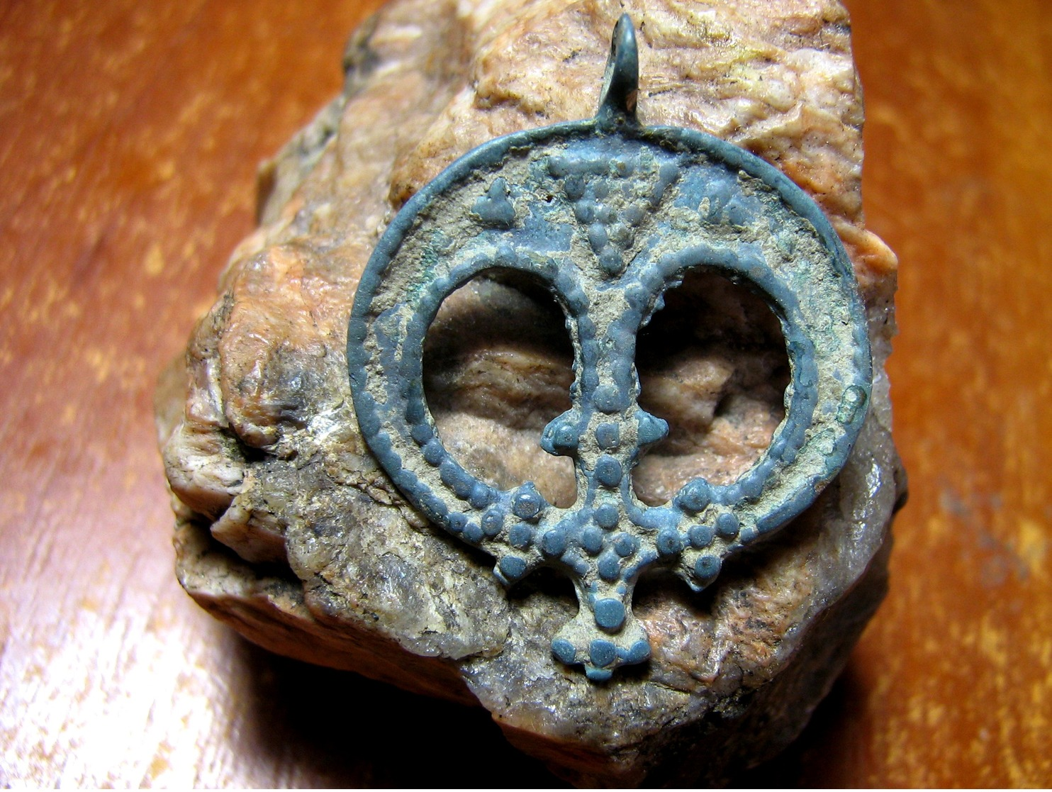 Ancient Vikings Bronze Amulet Decoration 10-12 Century - Archaeology