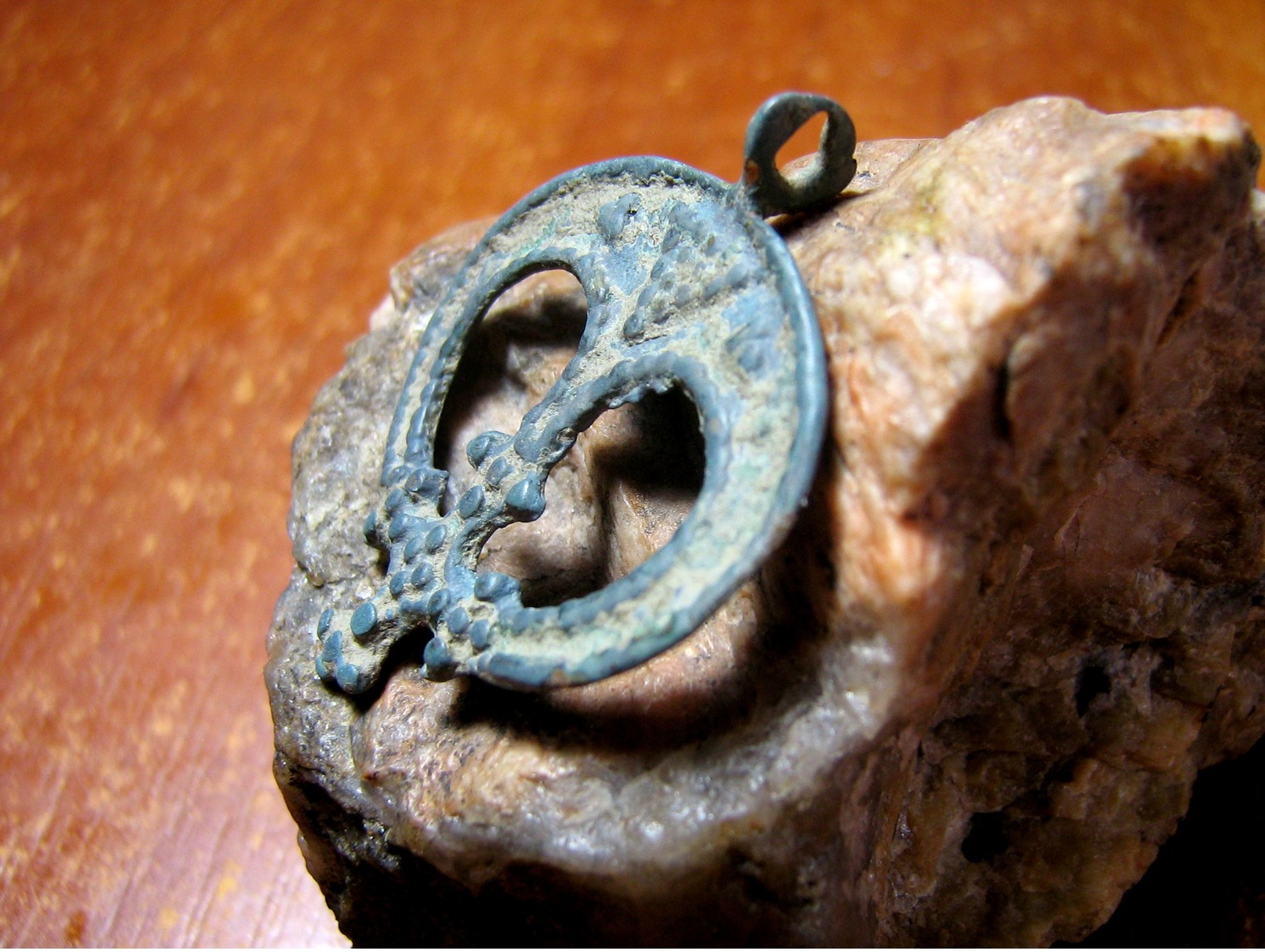 Ancient Vikings Bronze Amulet Decoration 10-12 Century - Archaeology