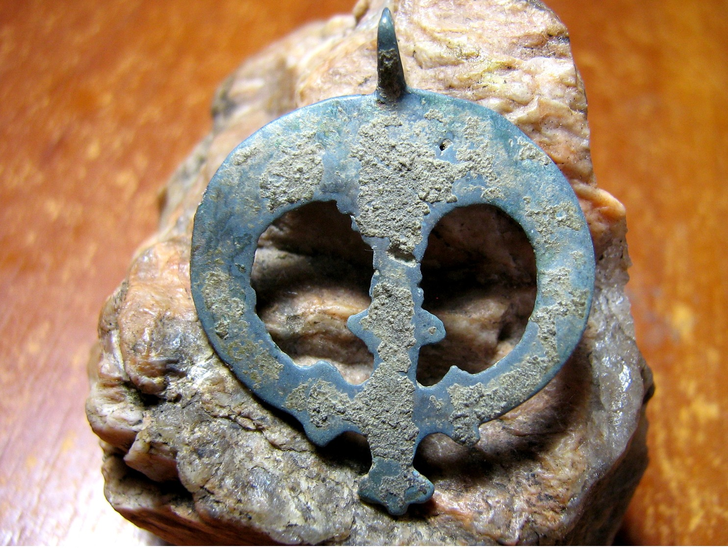 Ancient Vikings Bronze Amulet Decoration 10-12 Century - Archaeology