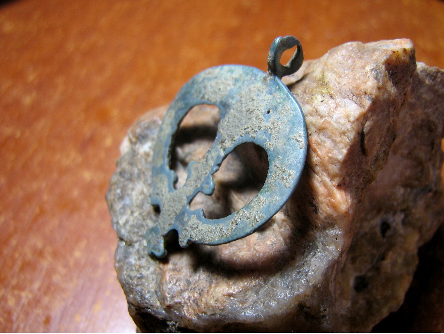 Ancient Vikings Bronze Amulet Decoration 10-12 Century - Archaeology