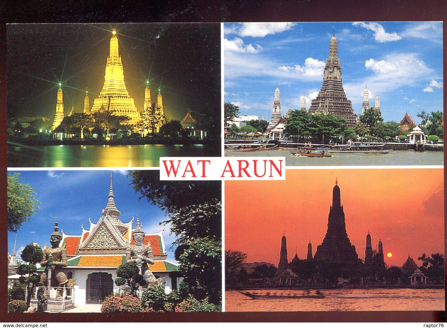 CPM Neuve Thailande BANGKOK Wat Arun Multi Vues - Thailand