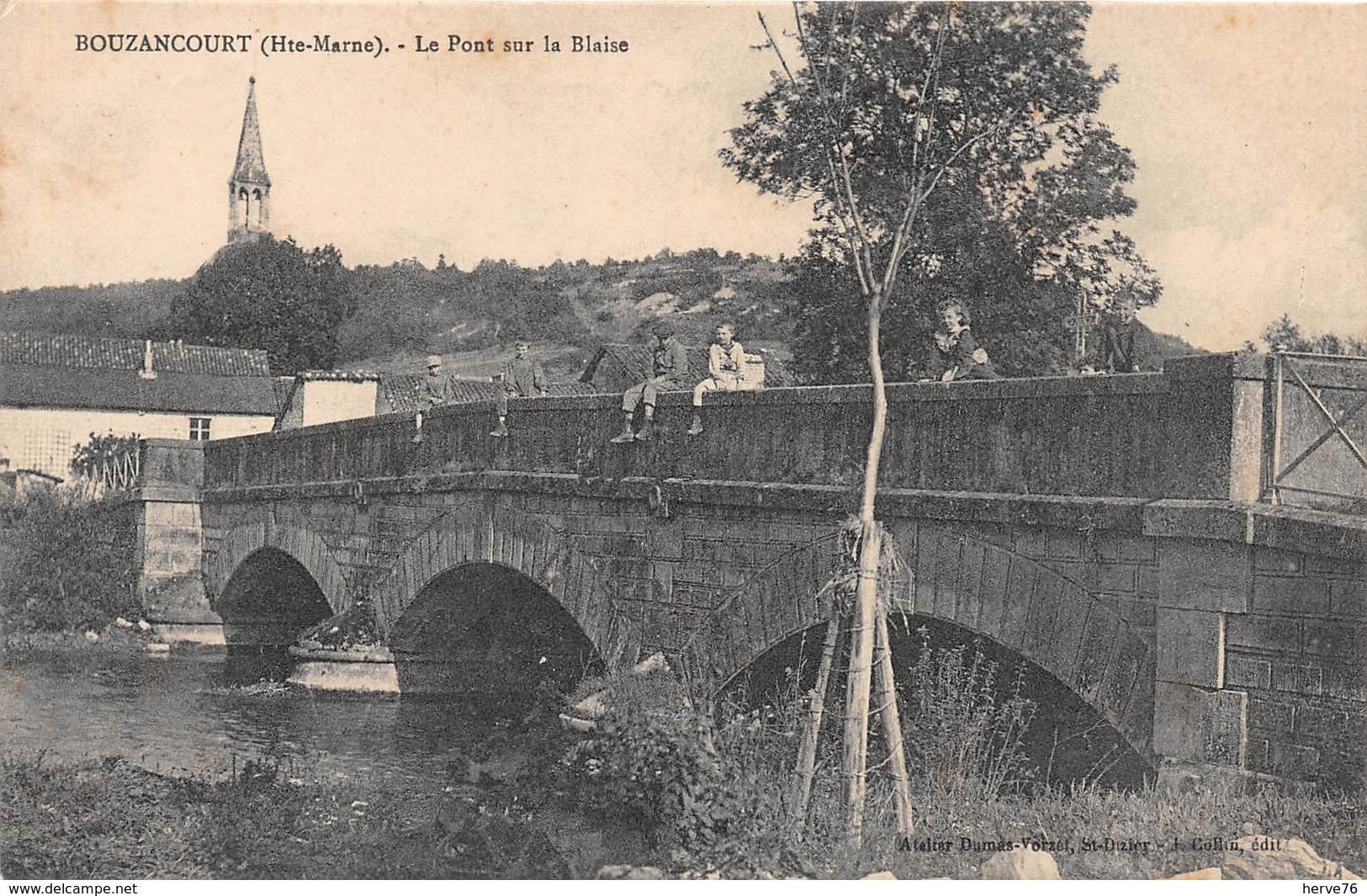 BOUZANCOURT - Le Pont Sur La Blaise - Bourbonne Les Bains