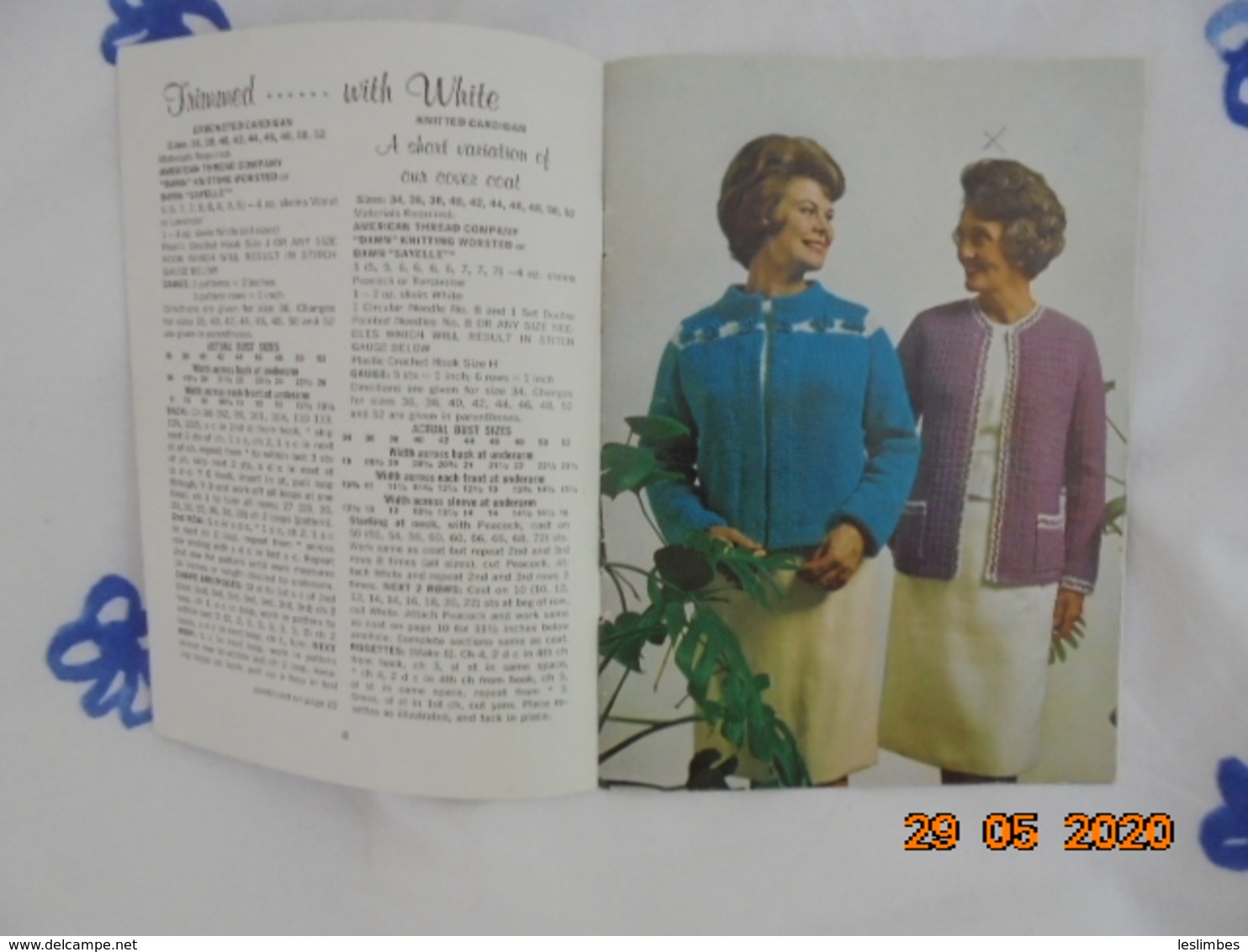 Star Book No. 204: Fashions Sizes 32 To 52 Knitted & Crocheted For Him And Her By The American Thread Co. - Bastelspass