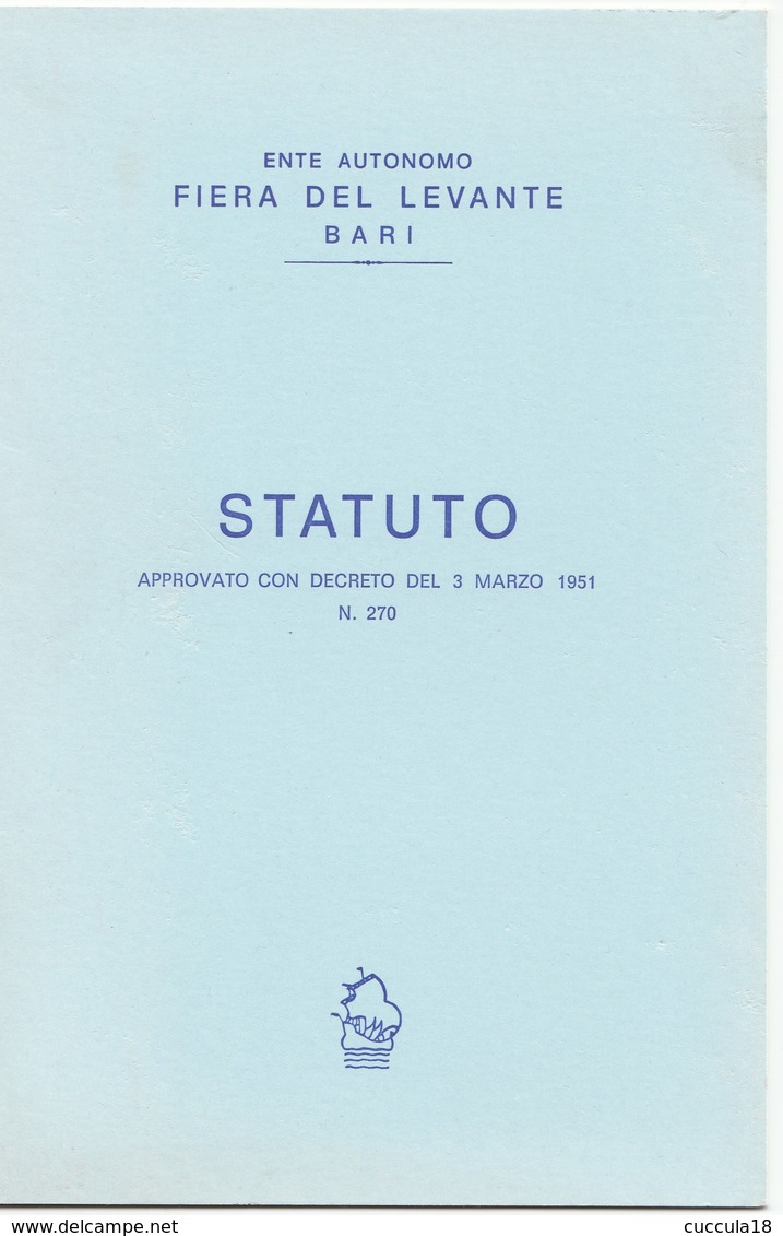 ENTE AUTONOMO FIERA DEL LEVANTE 1951 BARI - Sport