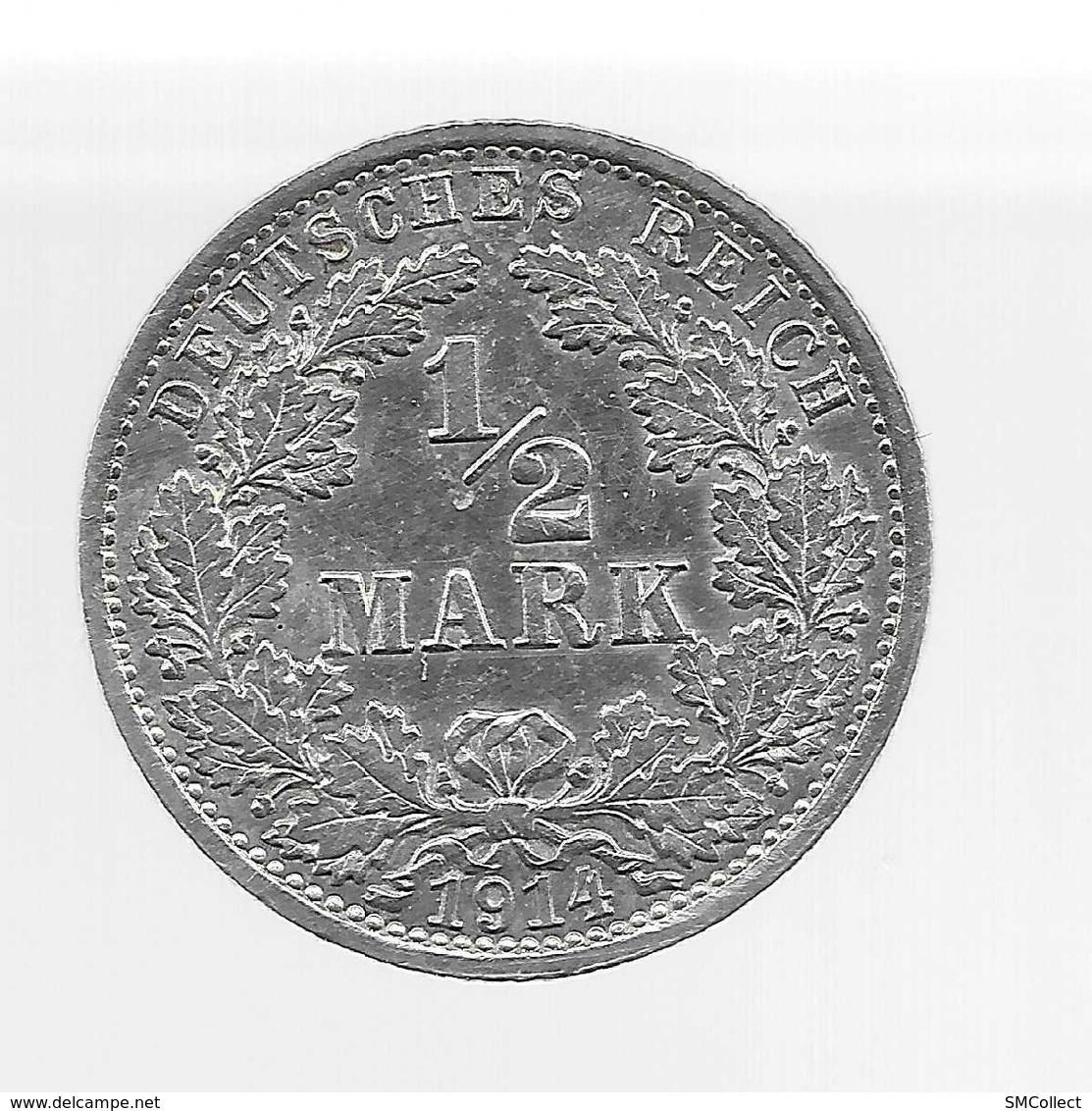 Allemagne. 1/2 Mark 1914 A, Superbe Qualité - (609) - 1/2 Mark