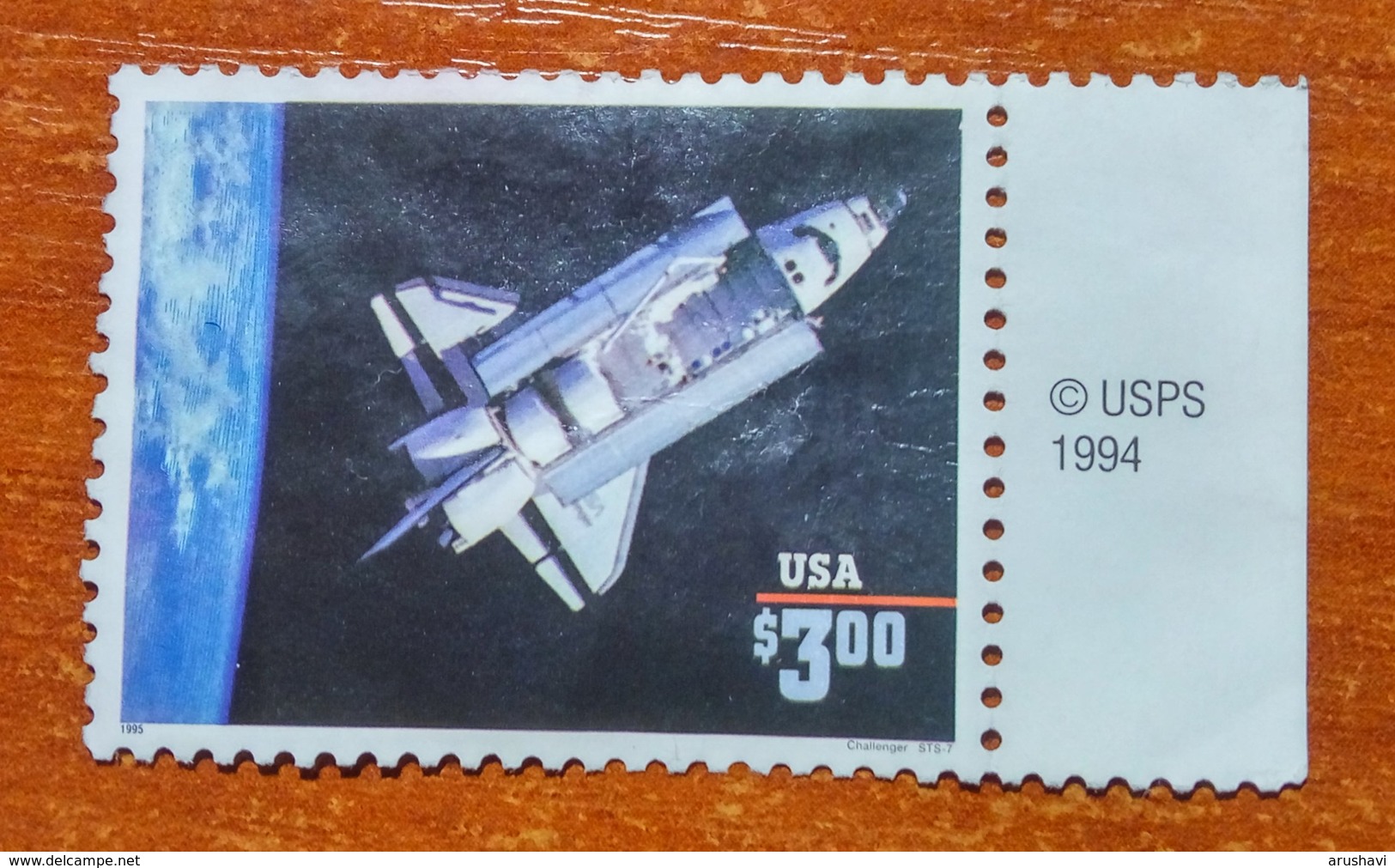 USA 1995 Challenger Used No Gum - Used Stamps