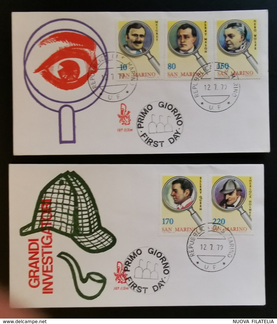 SAN MARINO 1979 INVESTIGATORI - FDC