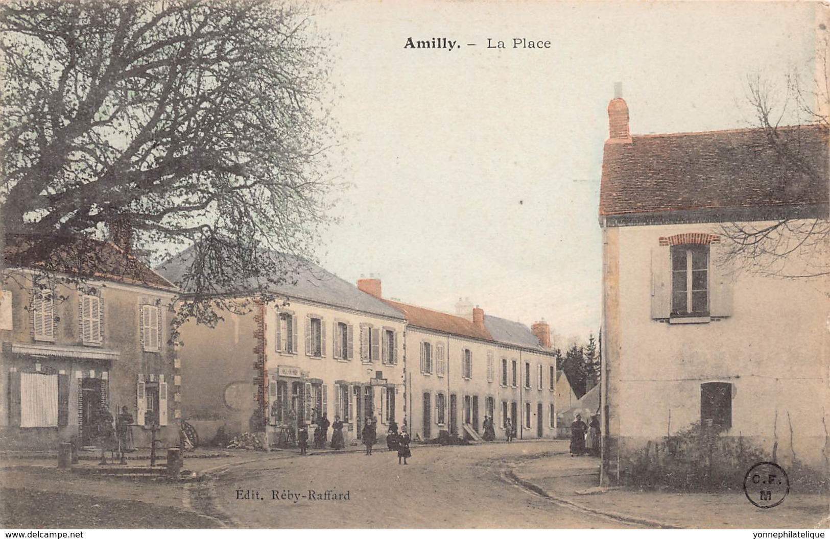 45 - LOIRET - AMILLY - 10070 - PLACE - Version Colorisée - - Amilly