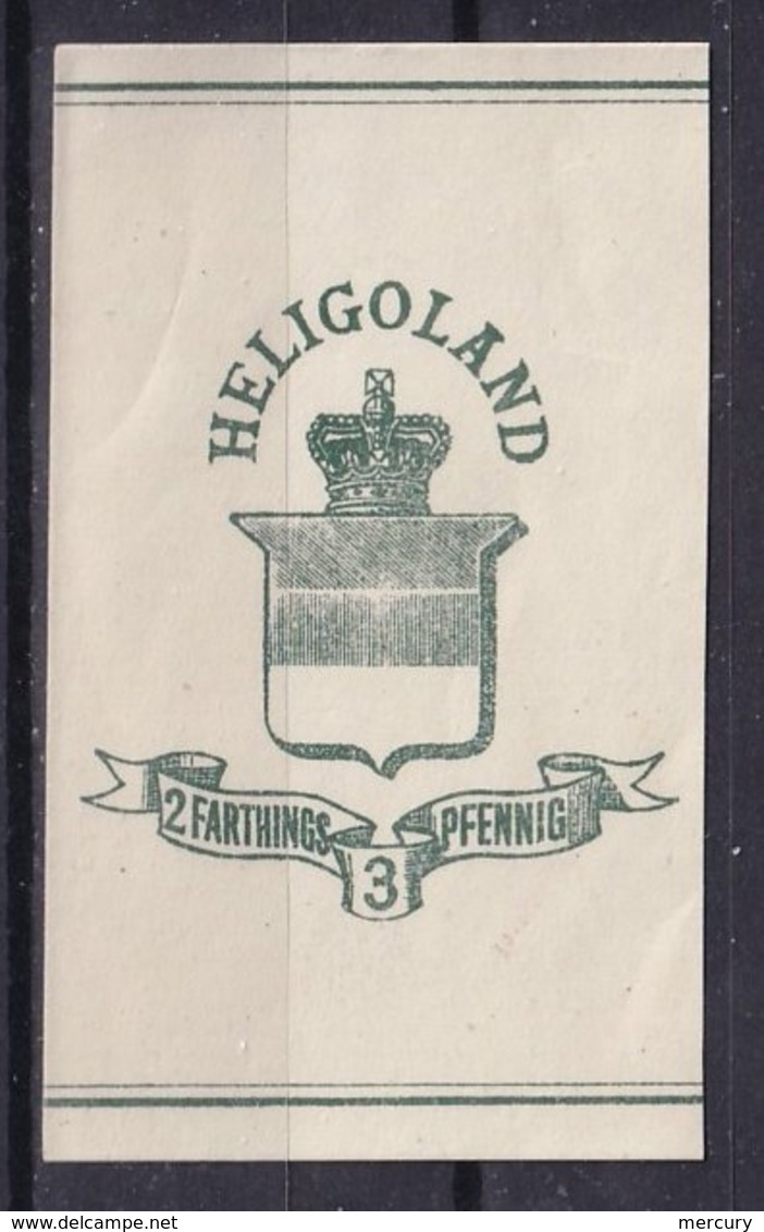 HELIGOLAND - Etiquette - Heligoland (1867-1890)