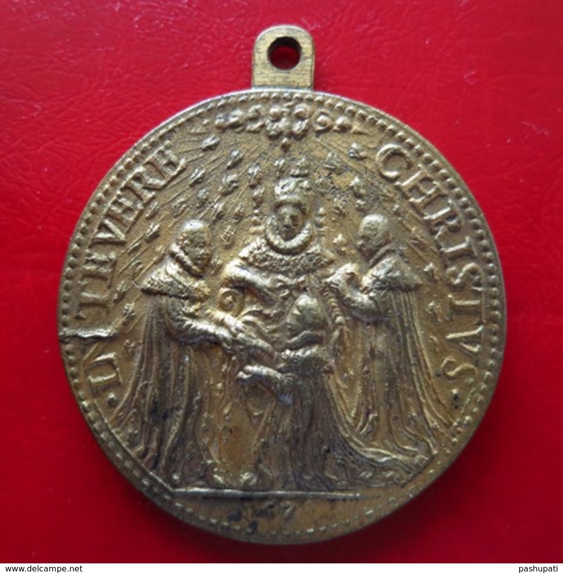 Médaille - Création De L'ordre Du St Esprit 1579 (reproduction) - Henri III - Intevere Christus - 40mm 31,74g - Adel