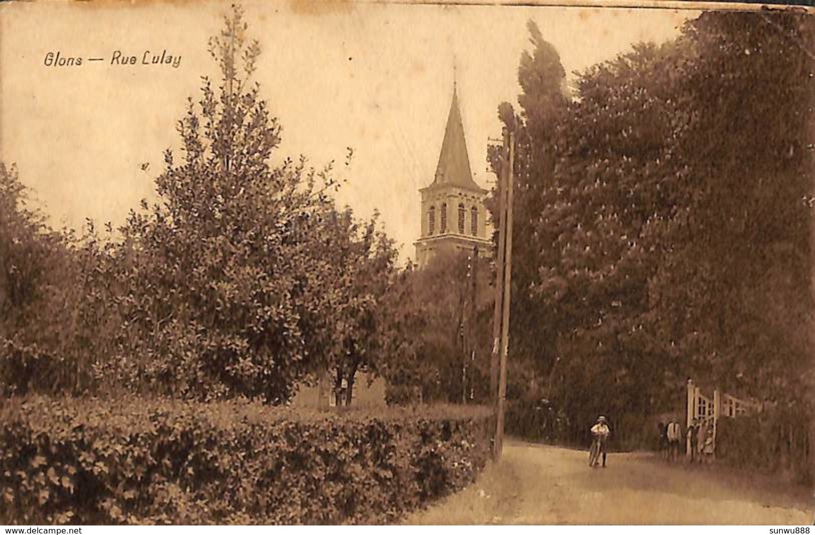 Glons - Rue Lulay (animée, Edit. Henri Kaquet 1939) - Bassenge