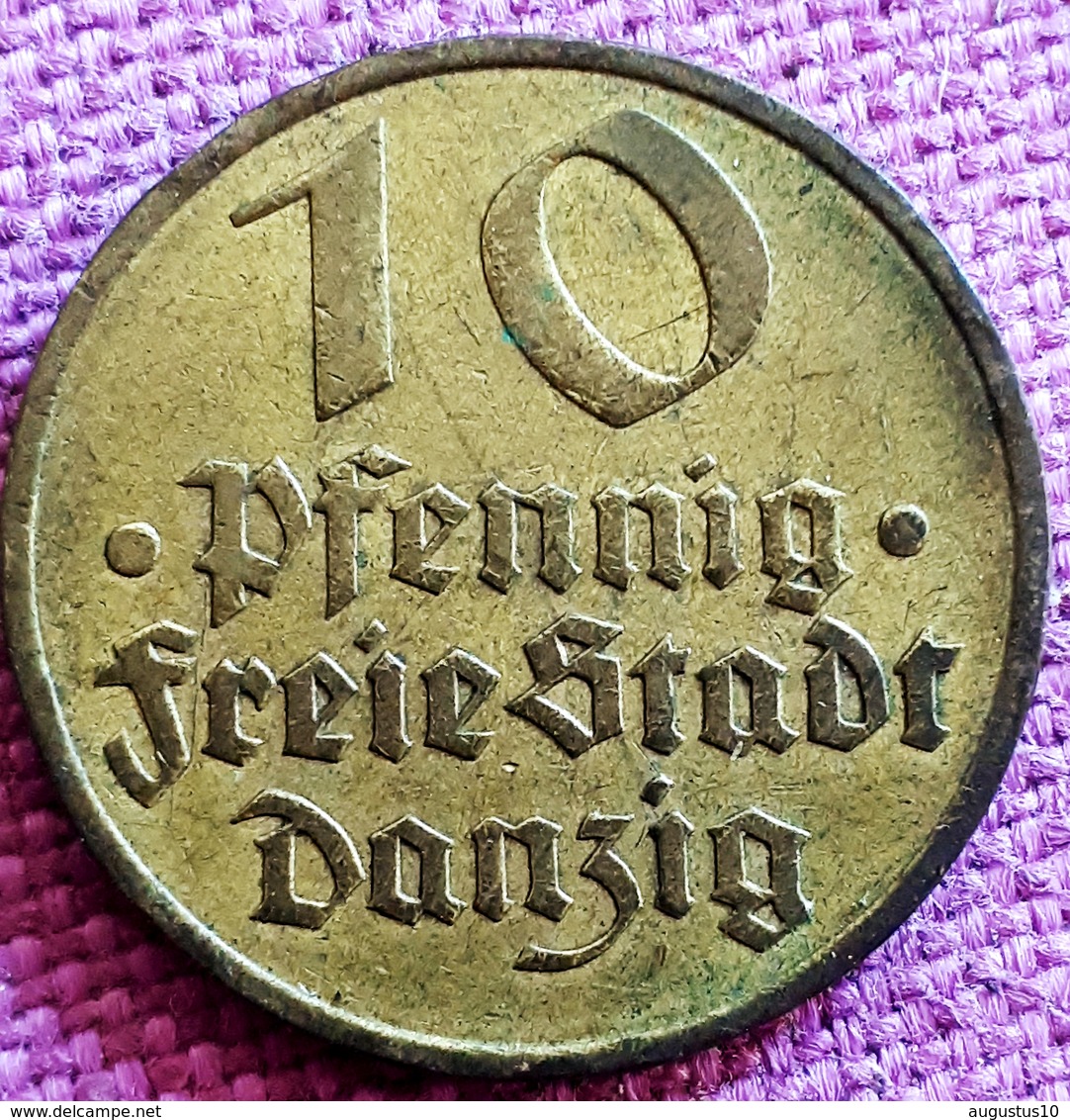 DANZIG / GDANSK  10 PFENNIG 1932  KM 152 - Polen