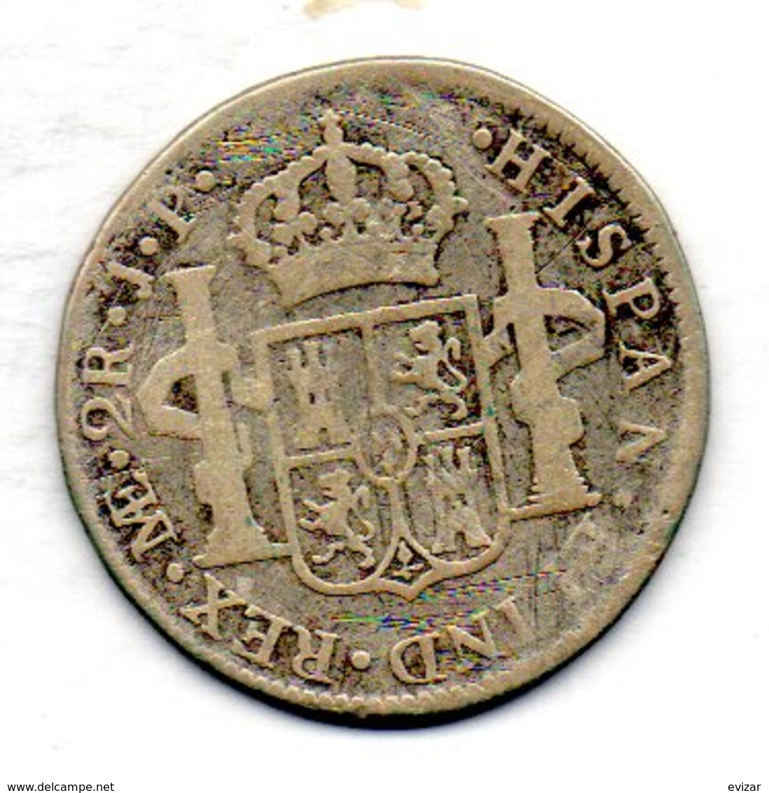 PERU, 2 Reales, Silver, Year 1816, KM #115.1 - Peru